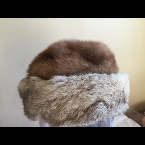 Amrose New York Vintage Mink Pillbox Hat